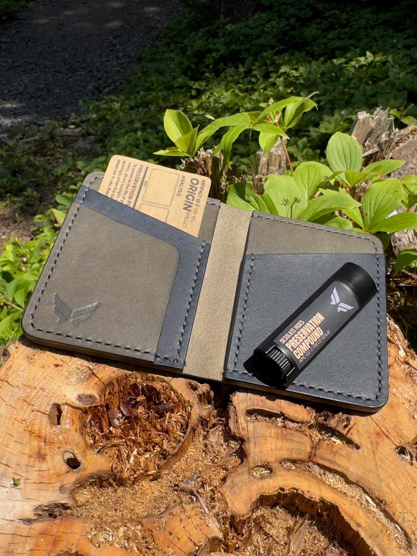 Origin Wallet - Gray & Navy