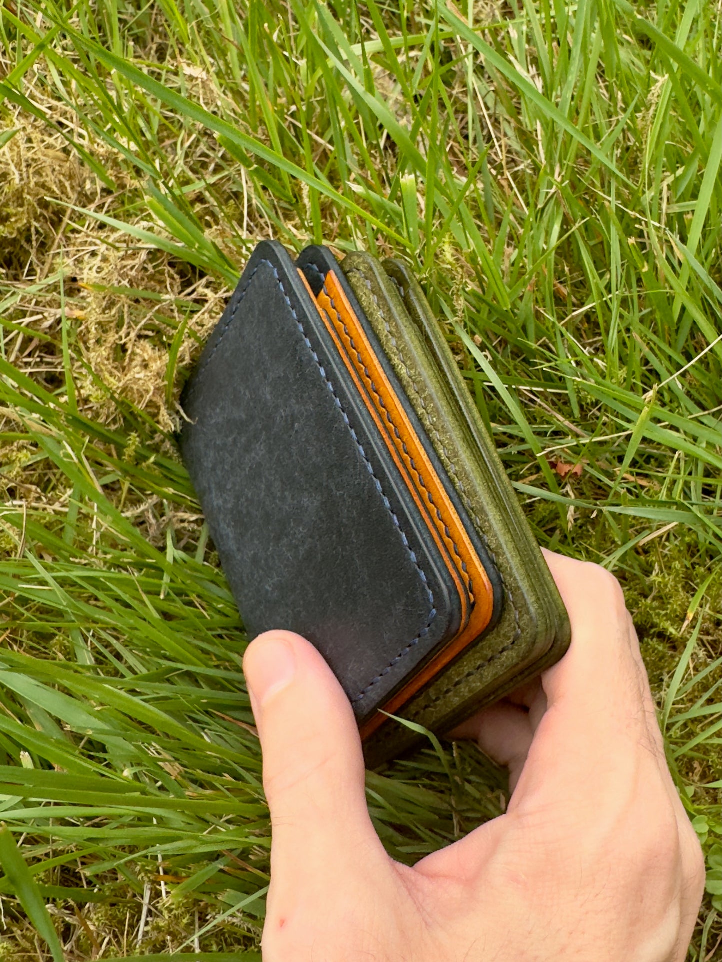 Origin Wallet - Navy & Yellow