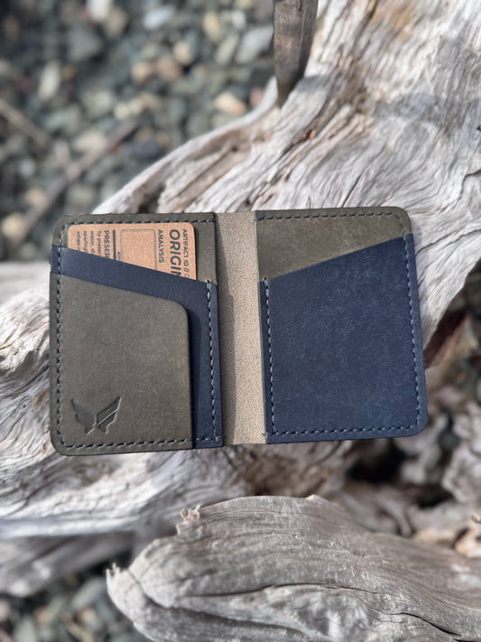 Origin Wallet - Gray & Navy