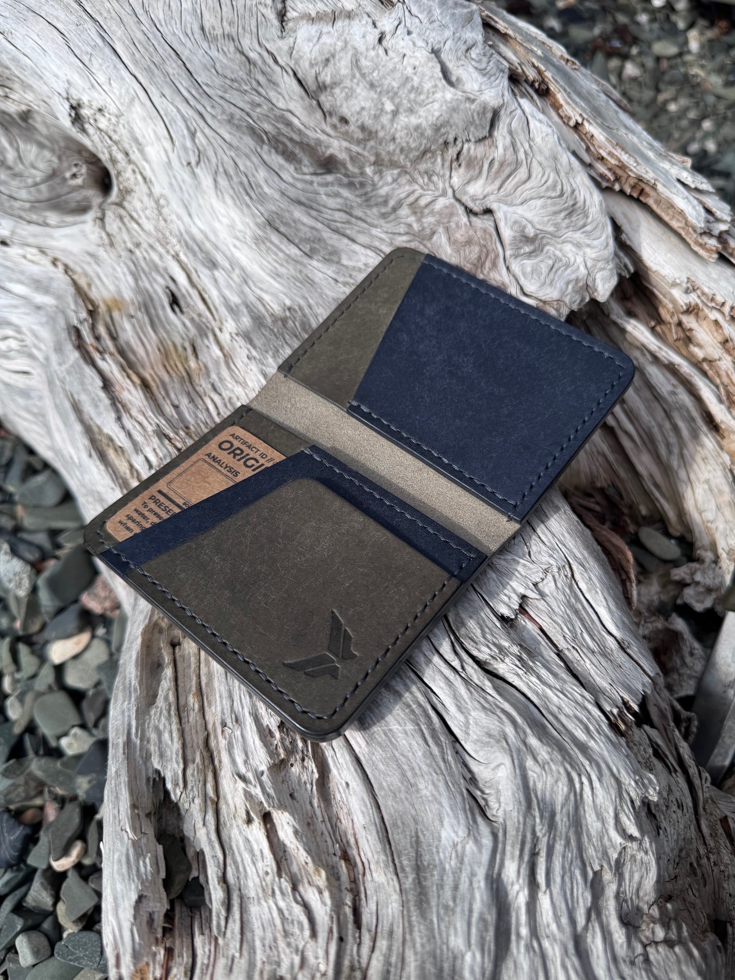 Origin Wallet - Gray & Navy