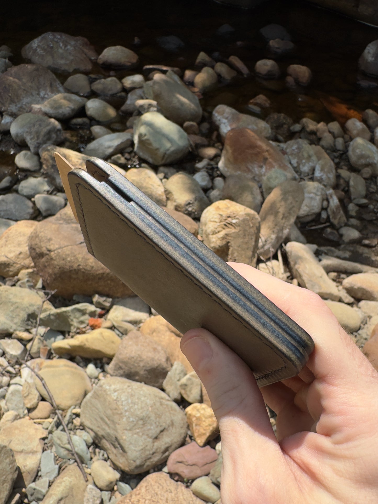 Origin Wallet - Gray & Navy