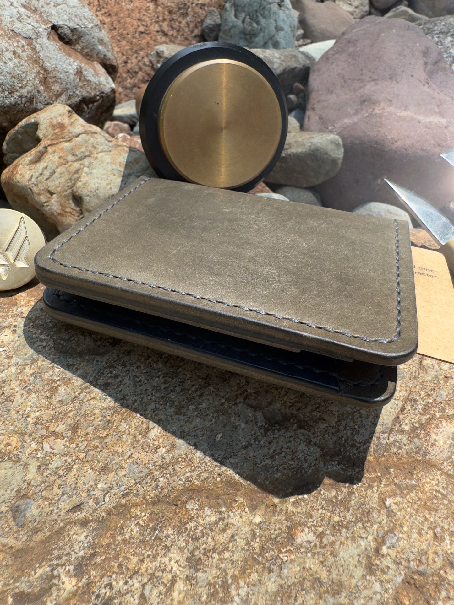 Origin Wallet - Gray & Navy