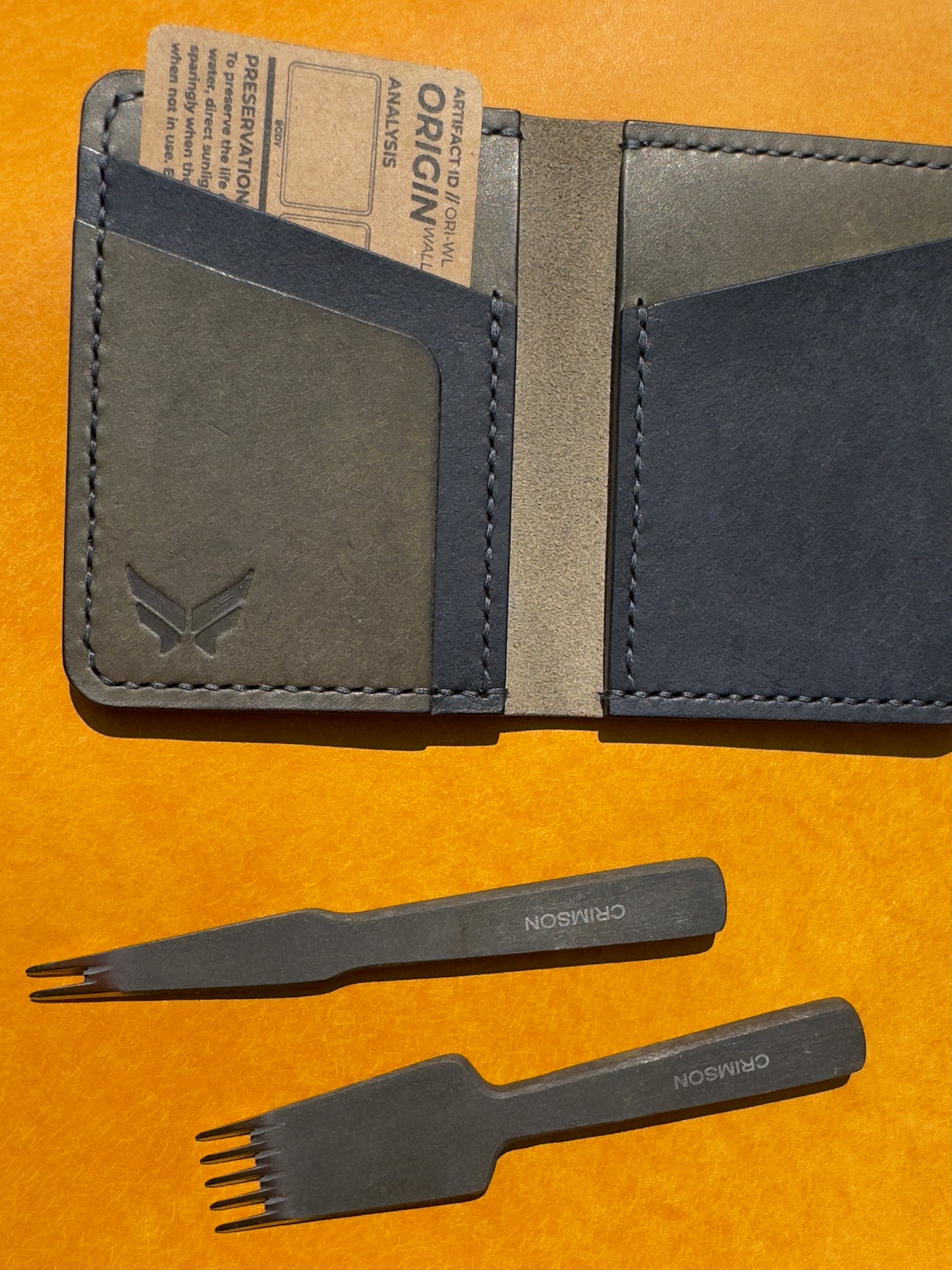 Origin Wallet - Gray & Navy