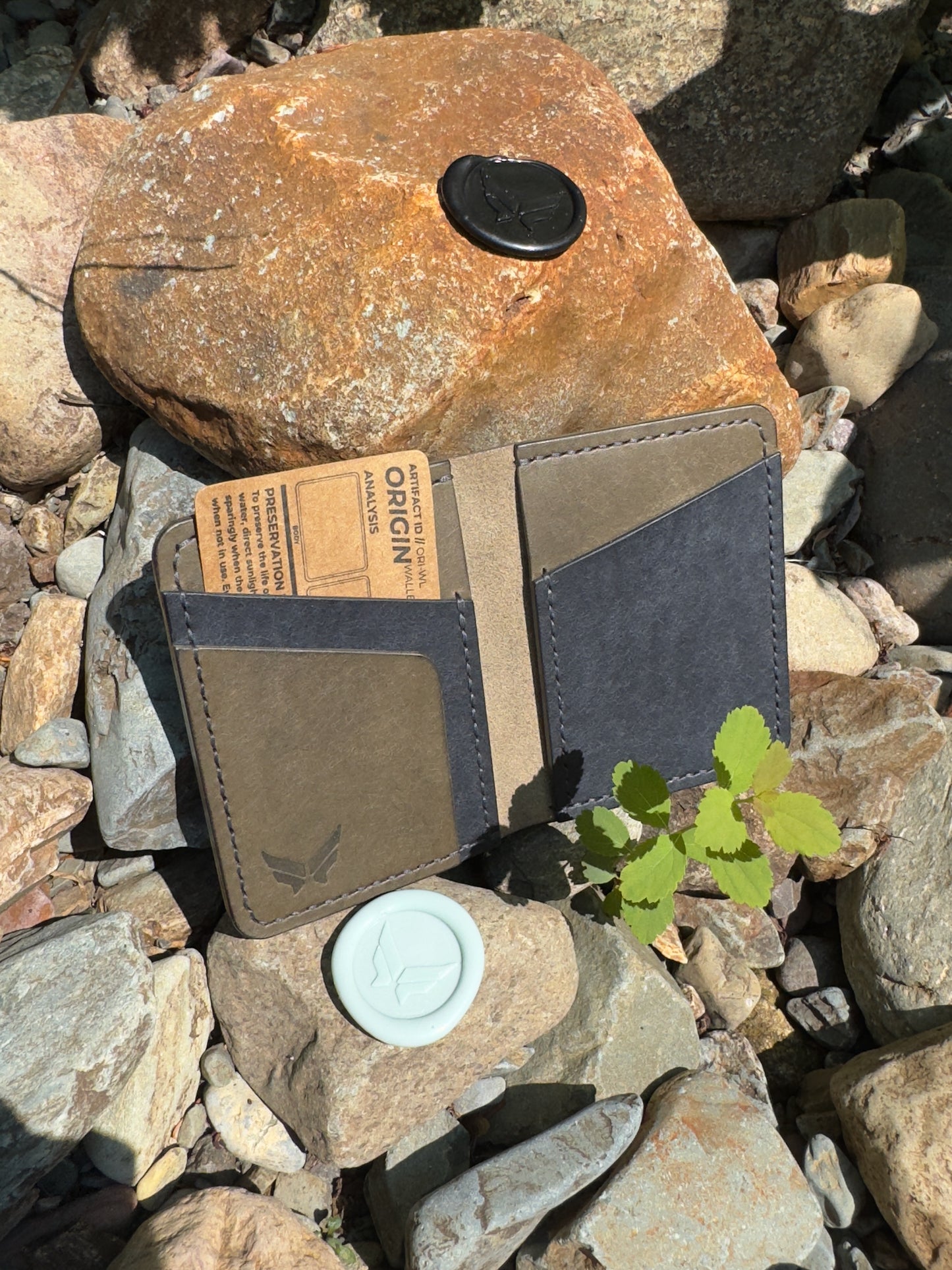 Origin Wallet - Gray & Navy
