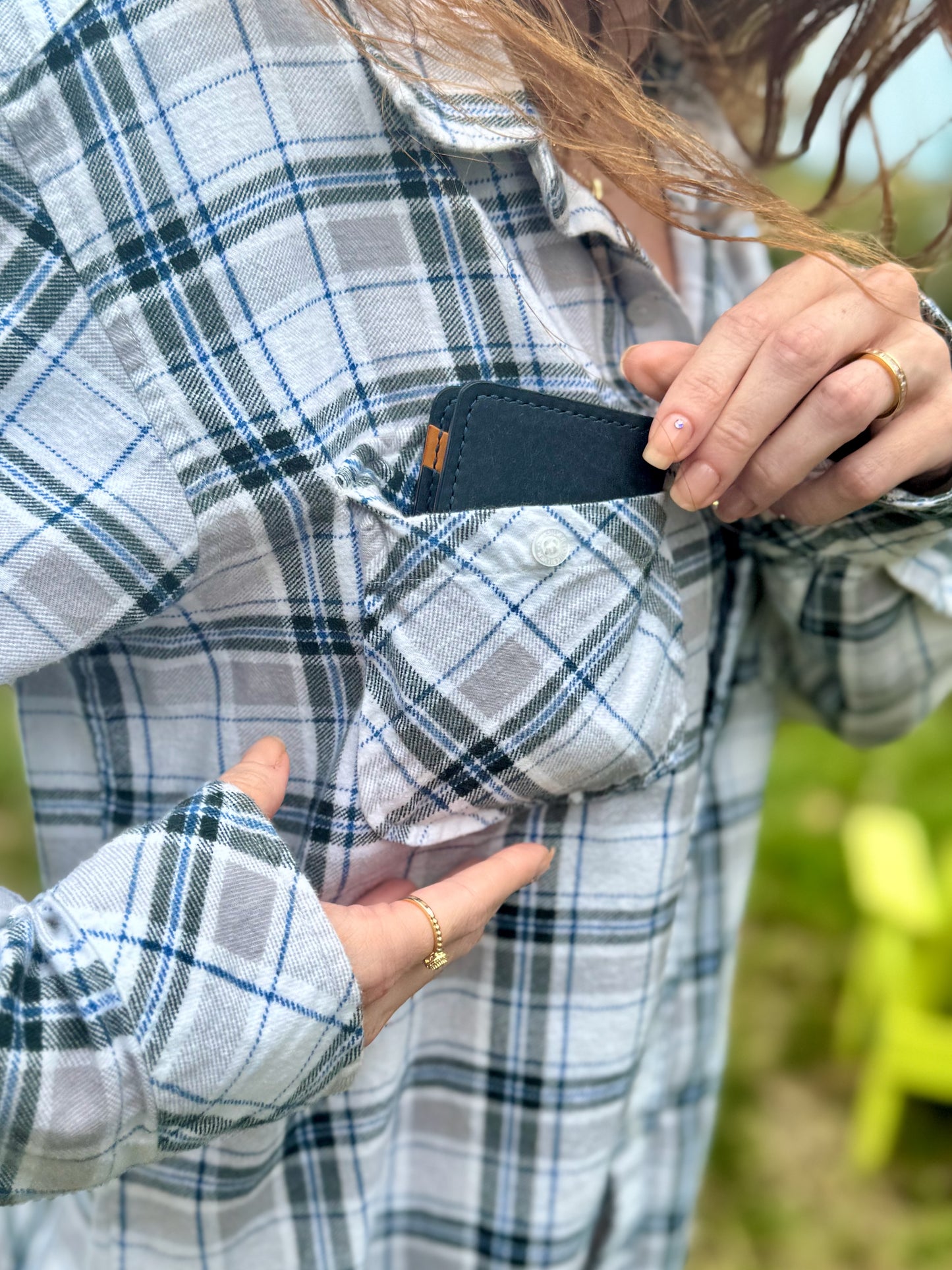 Origin Wallet - Navy & Yellow