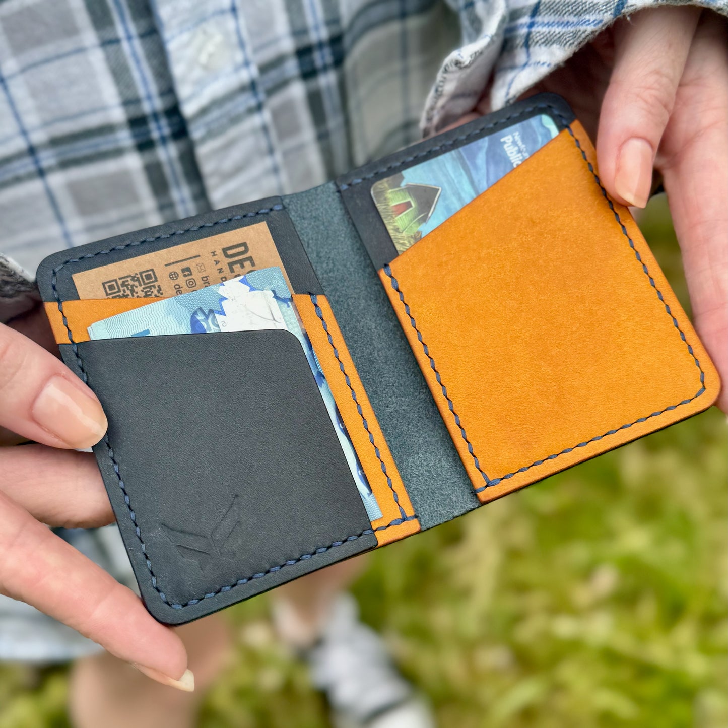Origin Wallet - Navy & Yellow