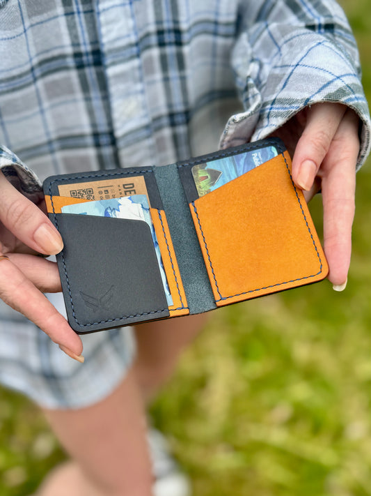 Origin Wallet - Navy & Yellow